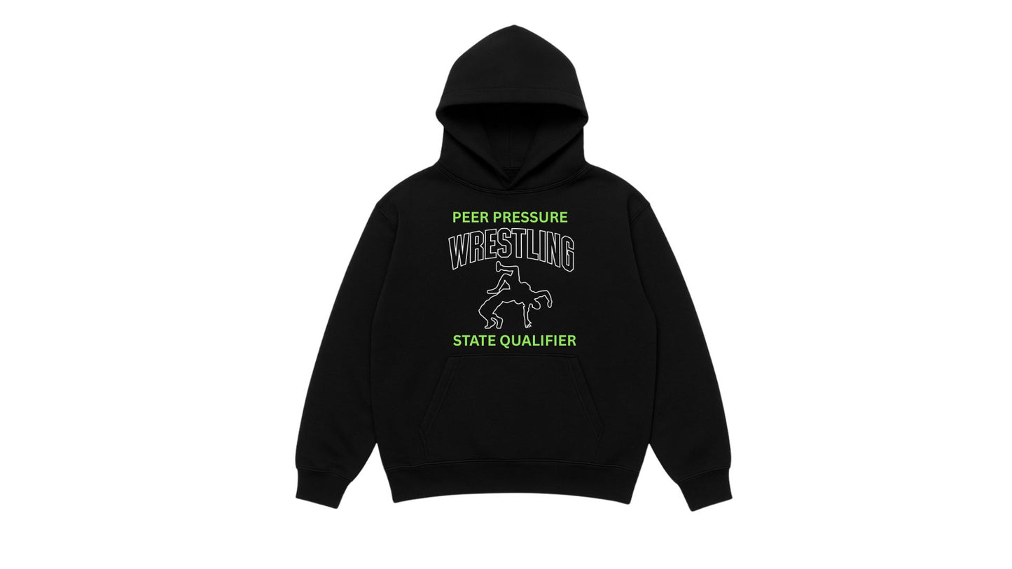 Peer Pressure, Wrestling, State Qualifier,  Peer Pressure Wrestling, Custom Embroidered Sweatshirts and Hoodie Design Your Own,  Custom Sweatshirts For Everyone, Gifts For Mothers Day, Gift for Fathers Day, Team Pride